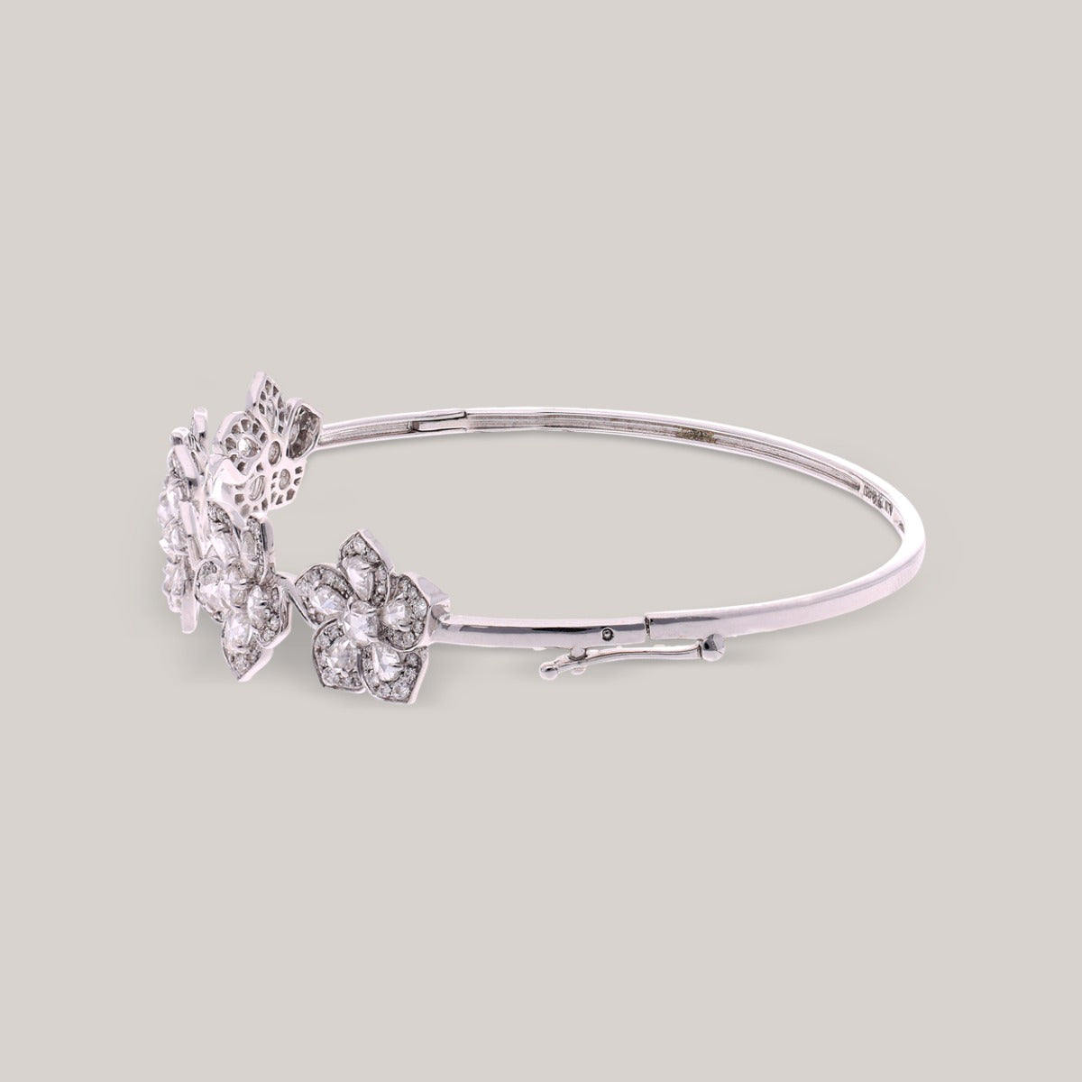 Flowering Delight Diamond Bangle