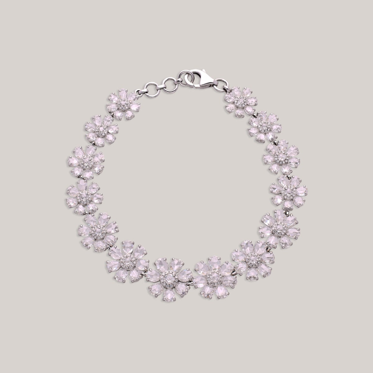 Frozen Petals Diamond Bracelet