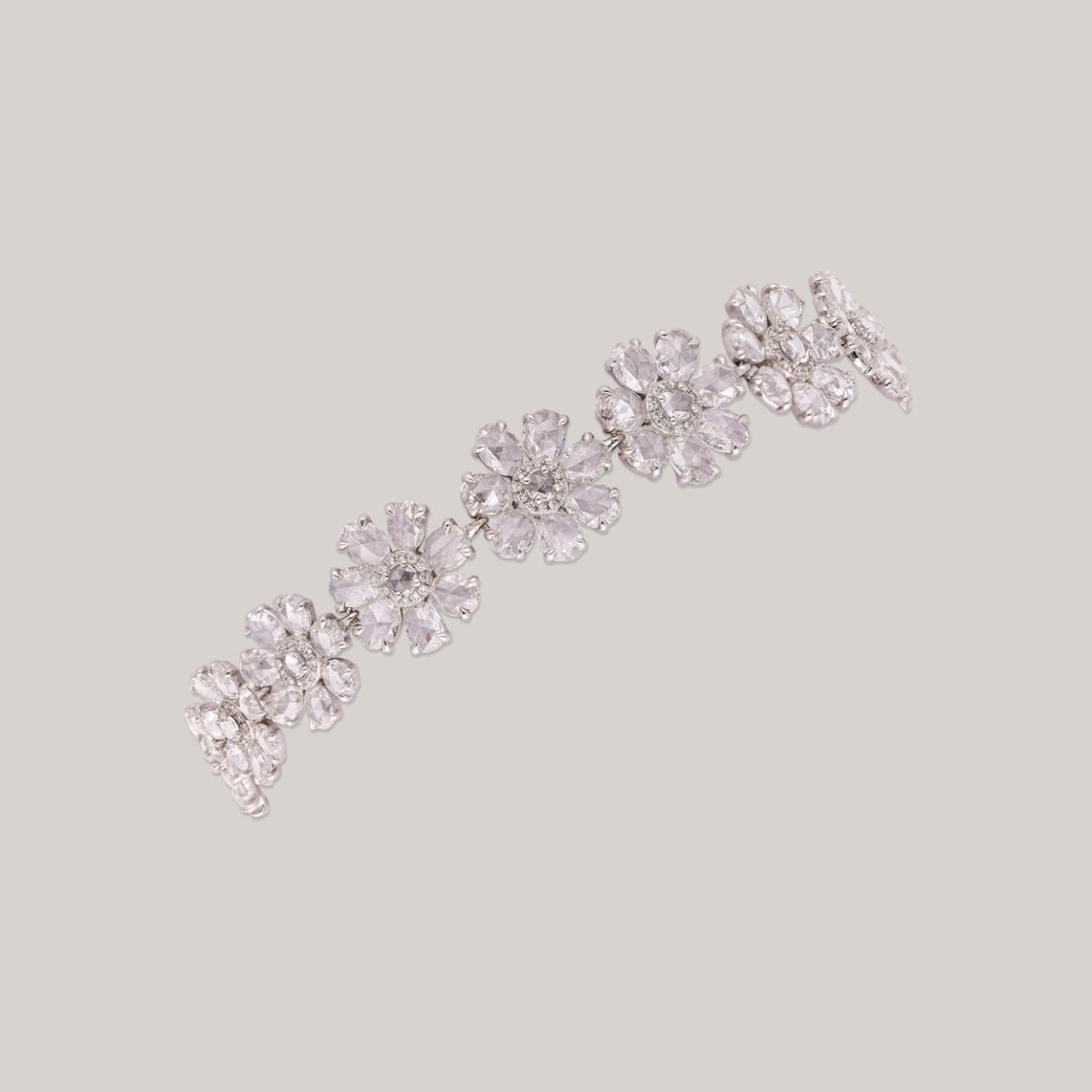 Frozen Petals Diamond Bracelet