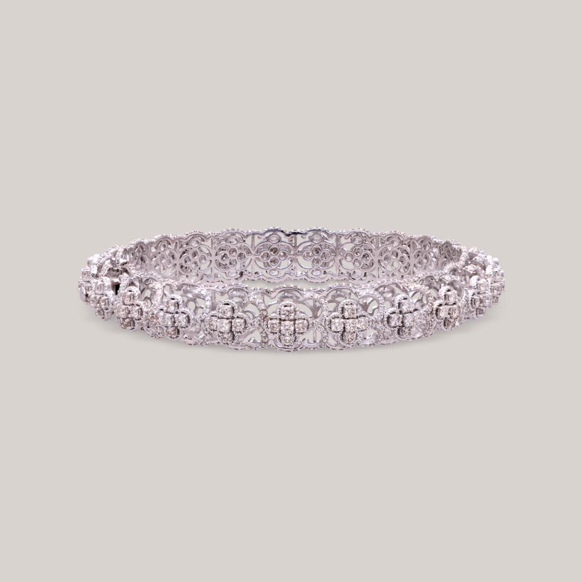Winter Petal Diamond Earrings
