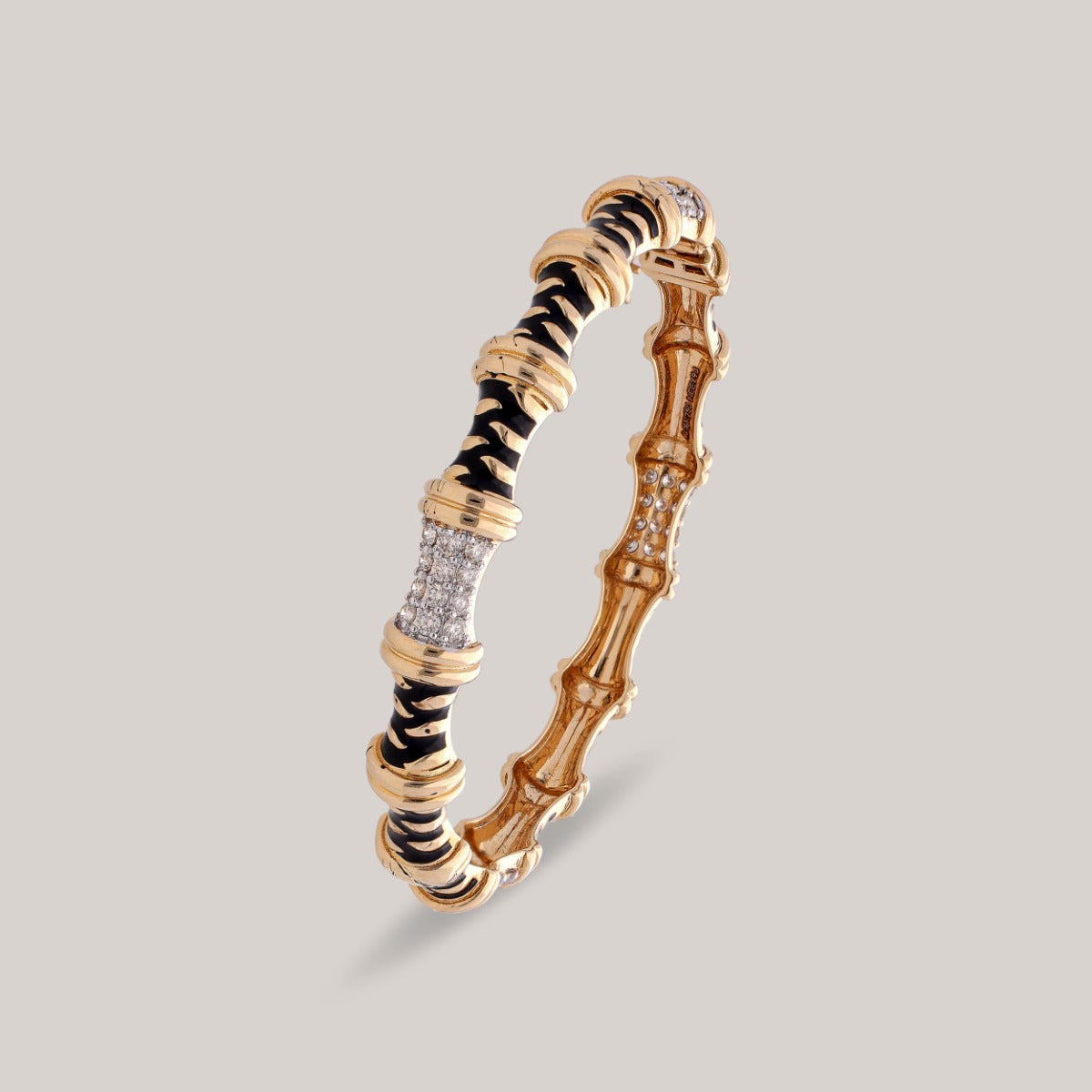Savannah Stripe Diamond Bangle Set