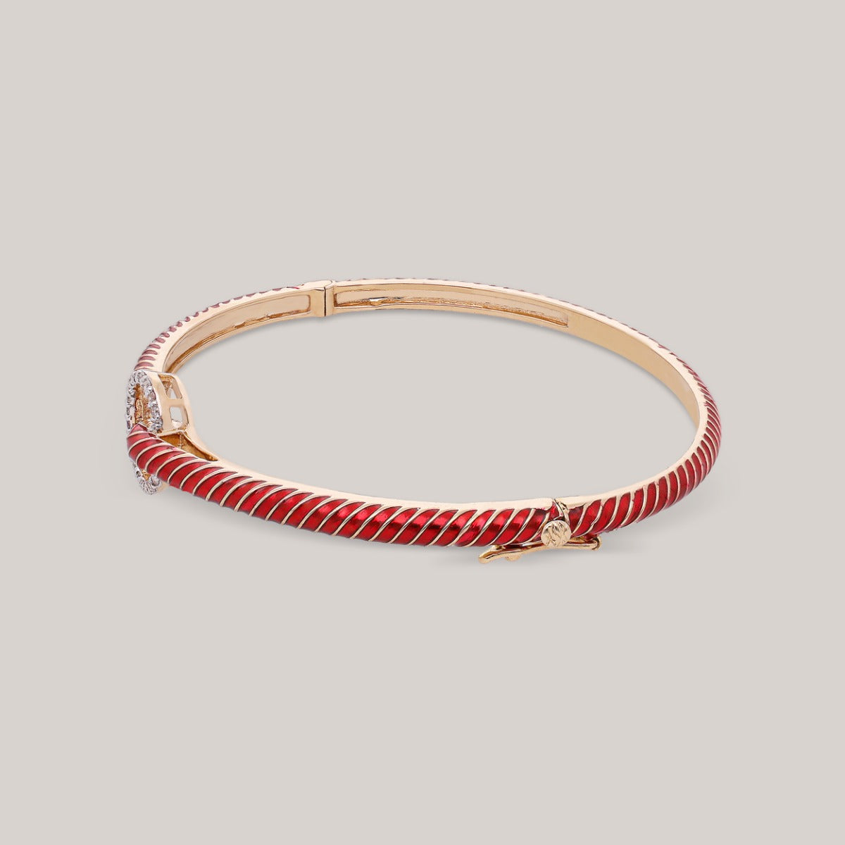 Scarlet Shimmer Diamond Bracelet