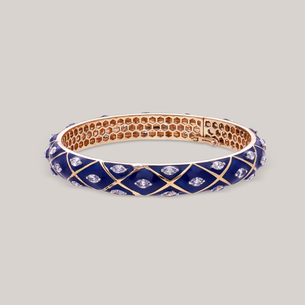 Tessellation Diamond Bangle