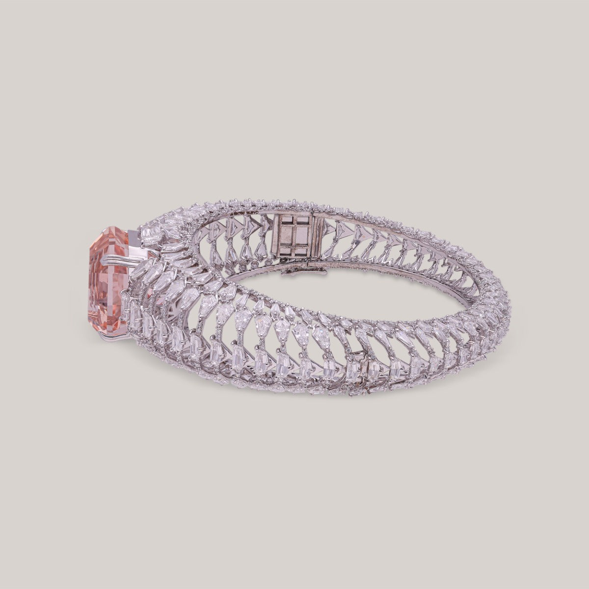 Sovereign Blush Crown Diamond Bangle