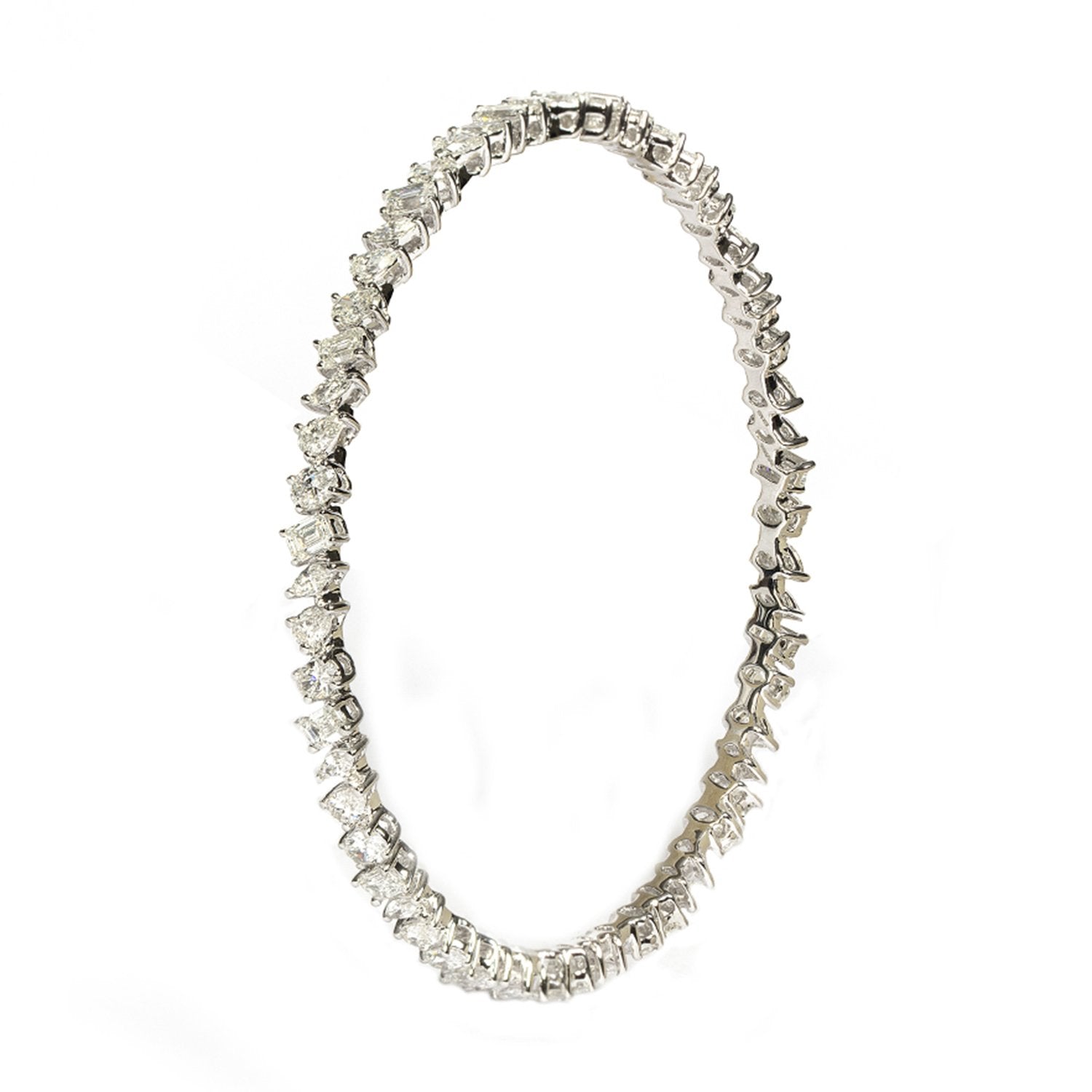 Flare Diamond Bangle