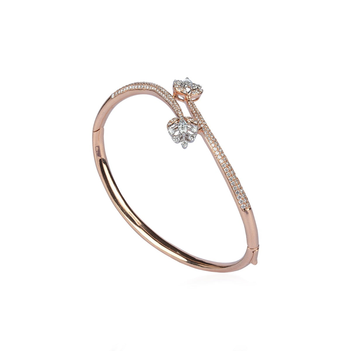 Perched Flower Diamond Bracelet