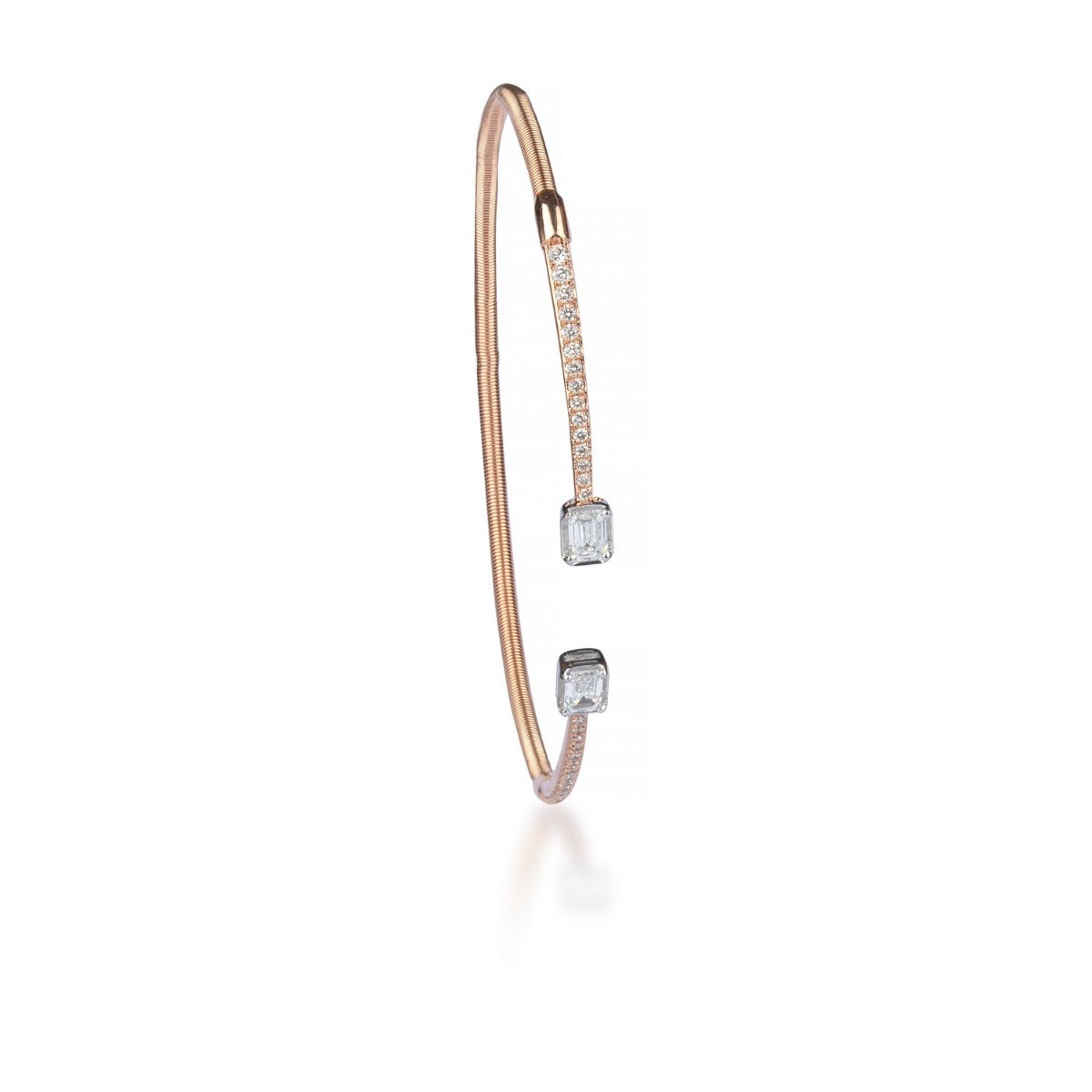 Two Poles Diamond Bracelet