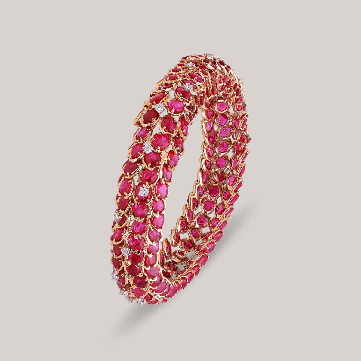 Rouge Cascade Diamond Bangle
