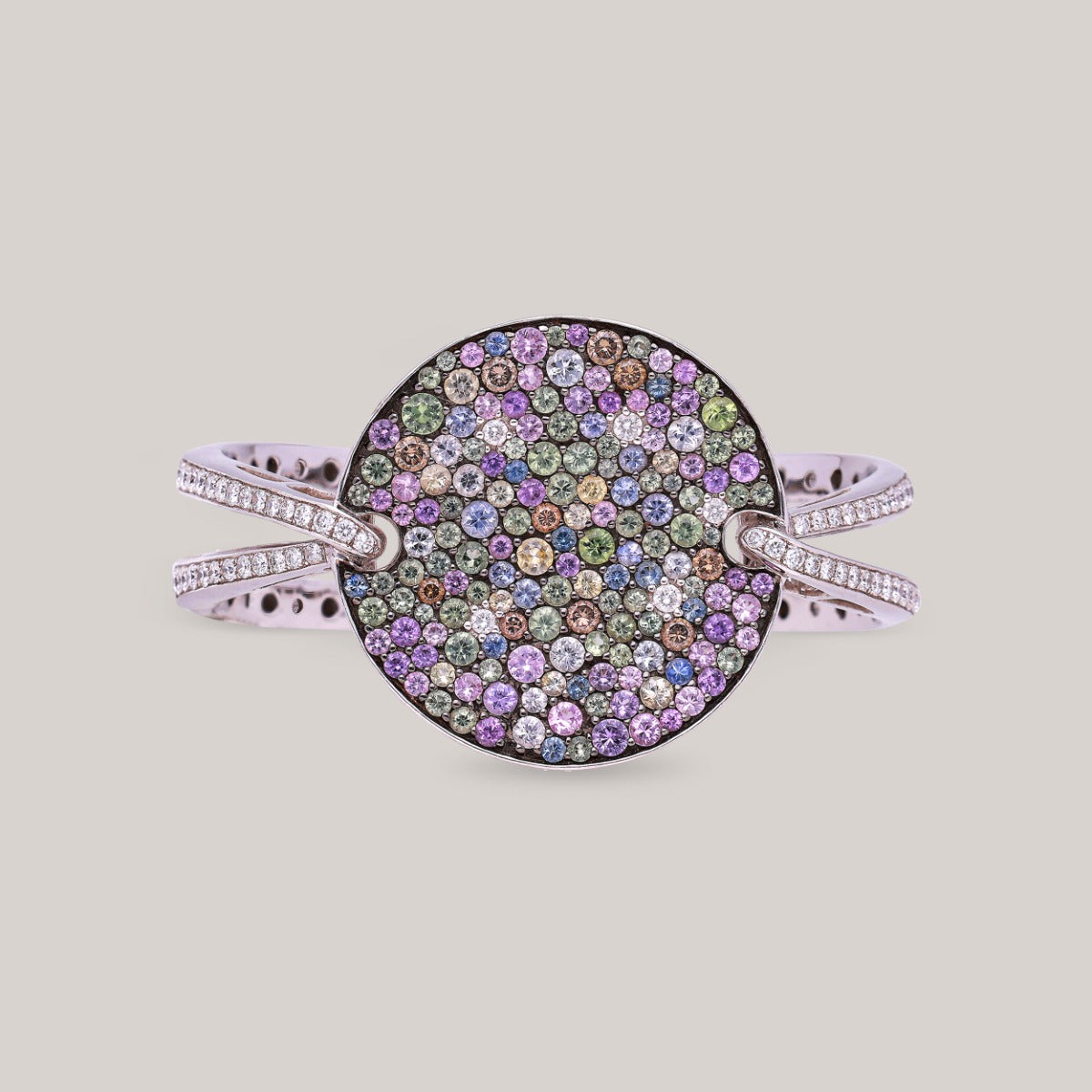 Confetti Charm Diamond Bangle