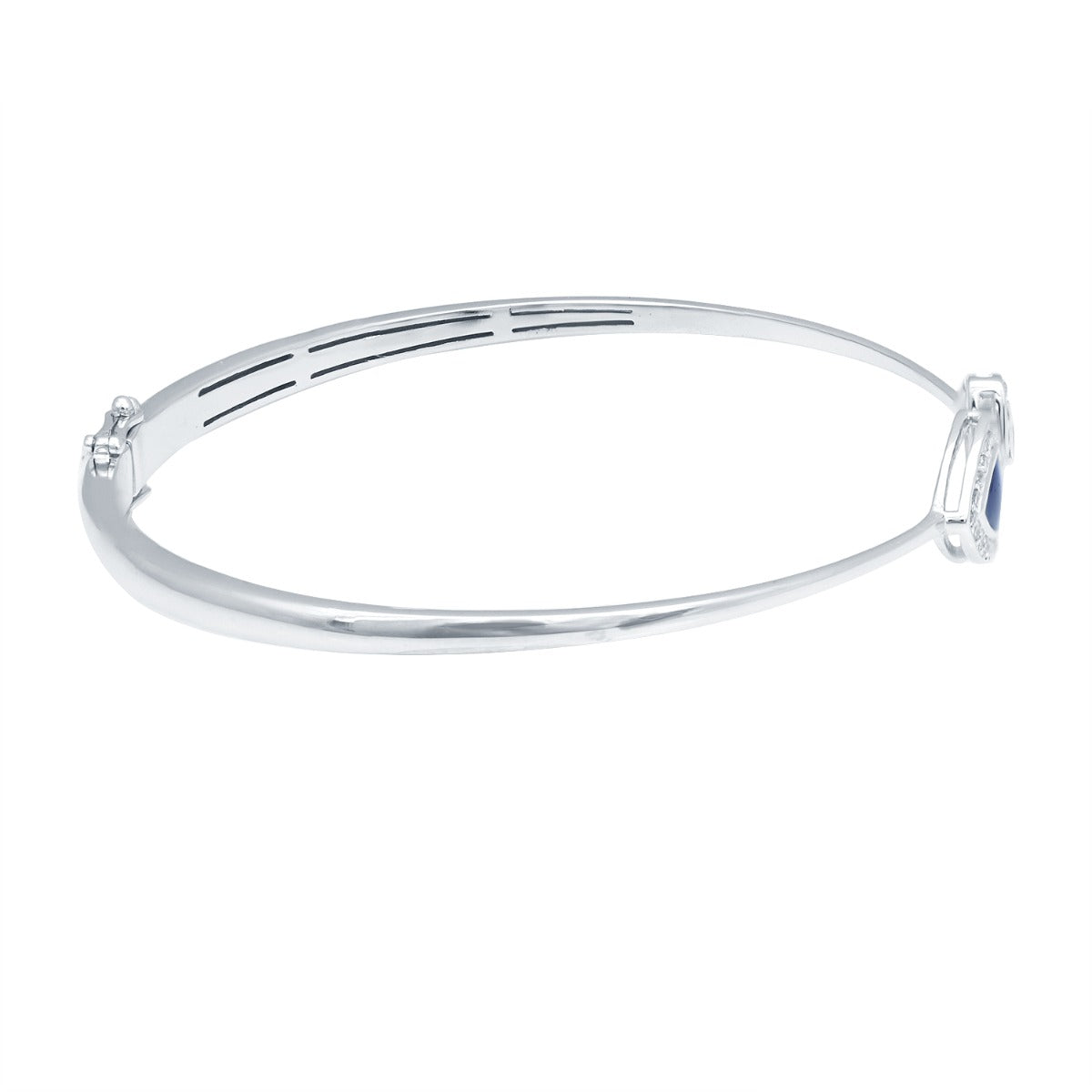 Navy Blue Triangle Diamond Bracelet