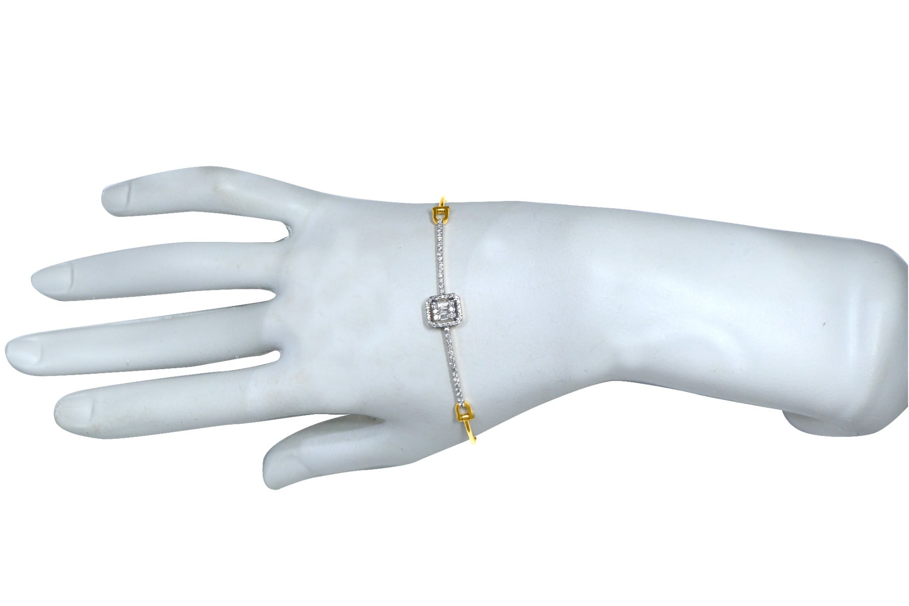 Square Garden Diamond Bracelet