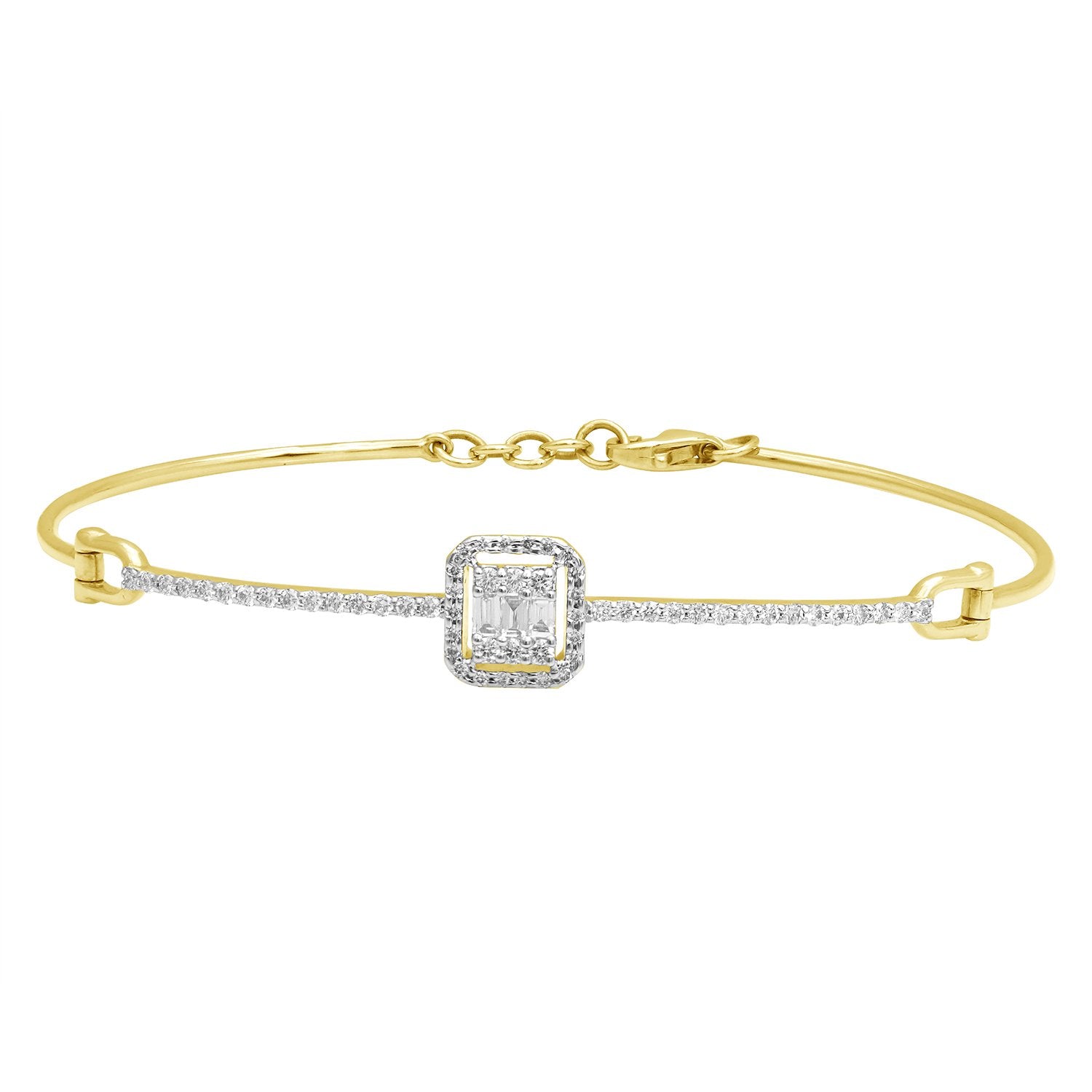 Square Garden Diamond Bracelet