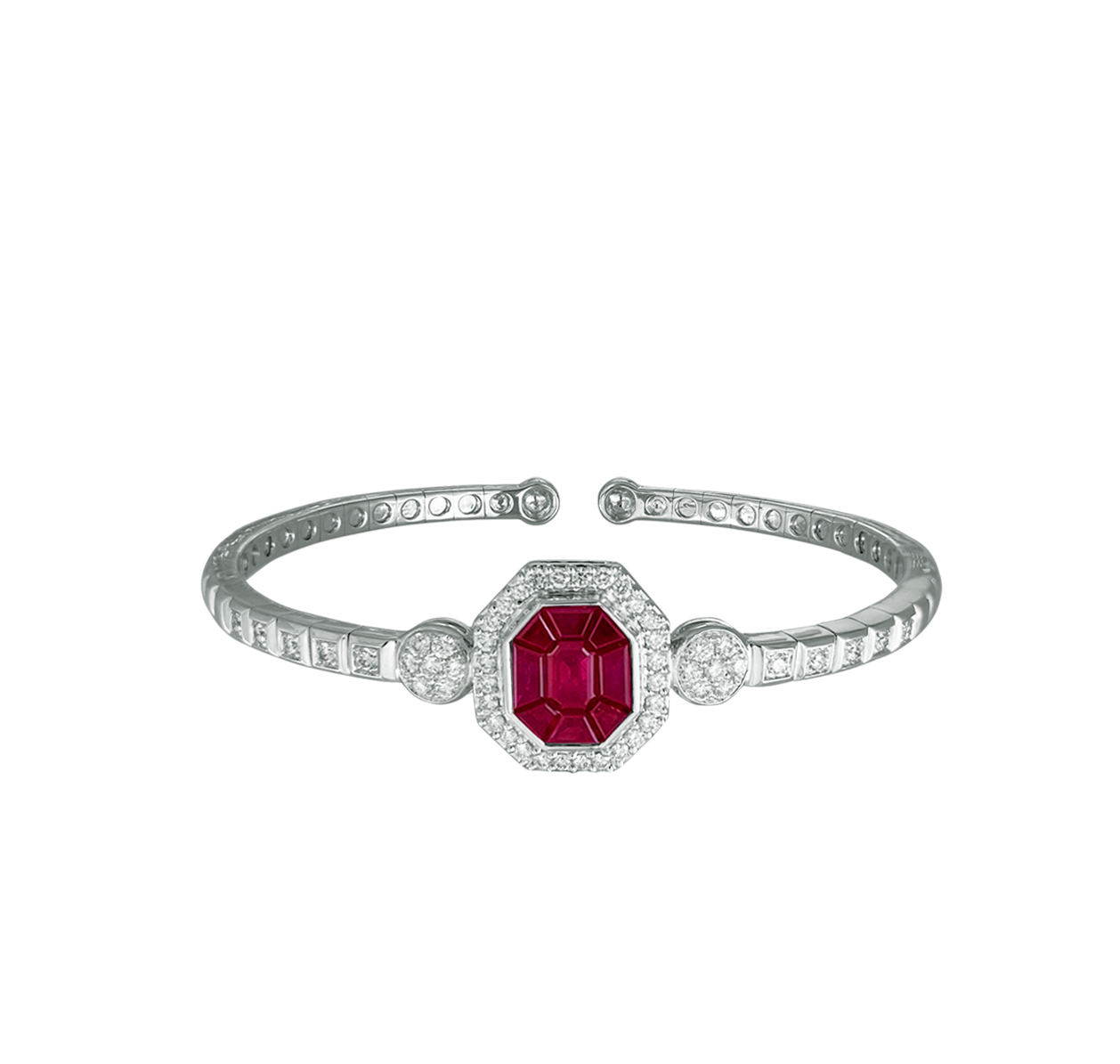 Ruby Burma Diamond Bracelet
