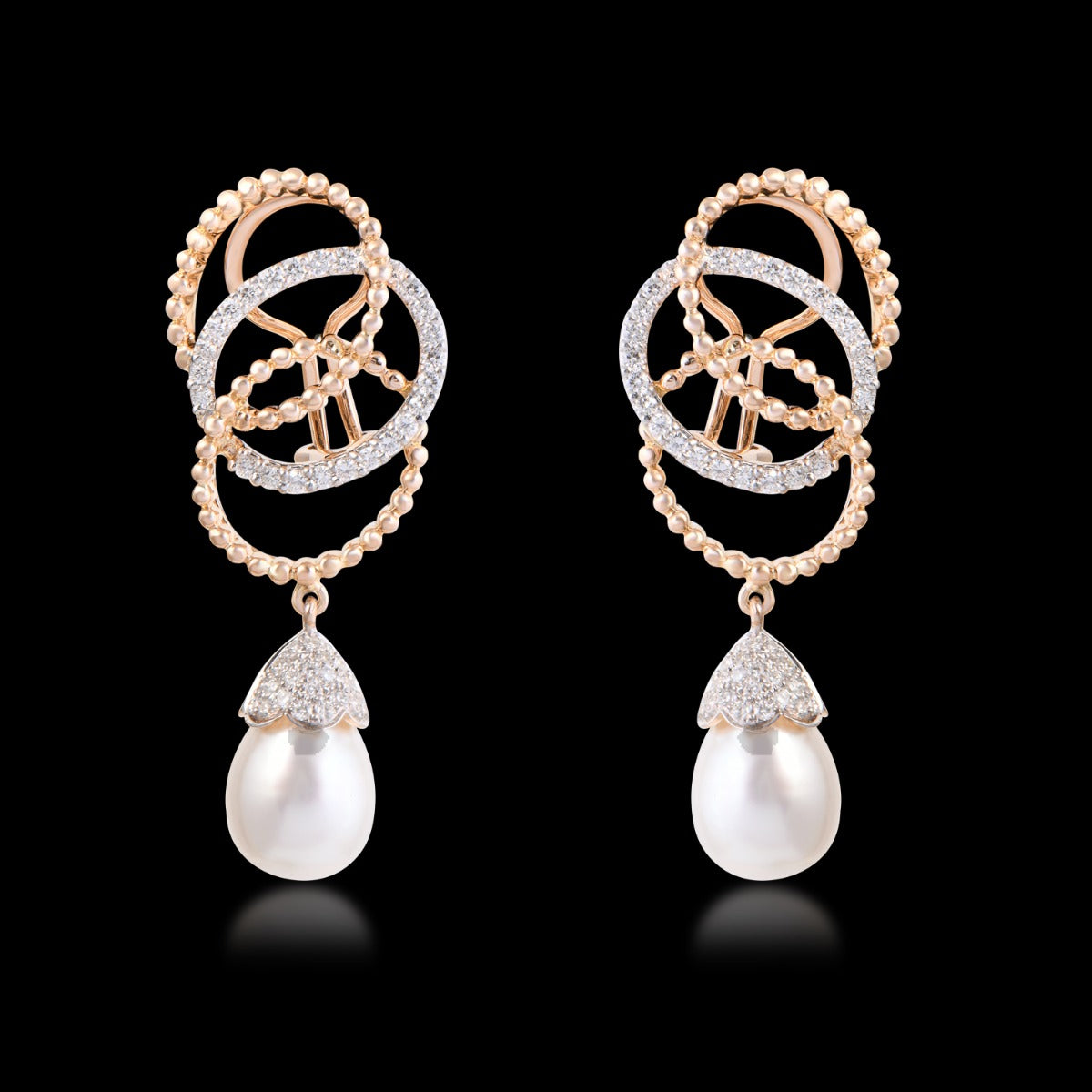 Twin Infinity Diamond Earrings