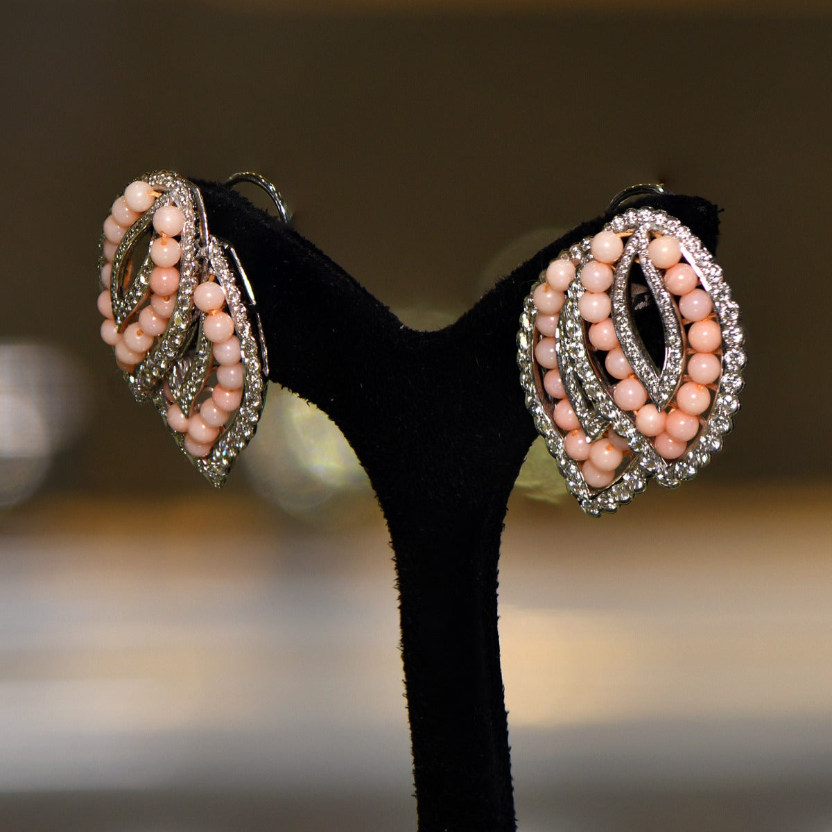 Peas in a Pod Diamond Earrings