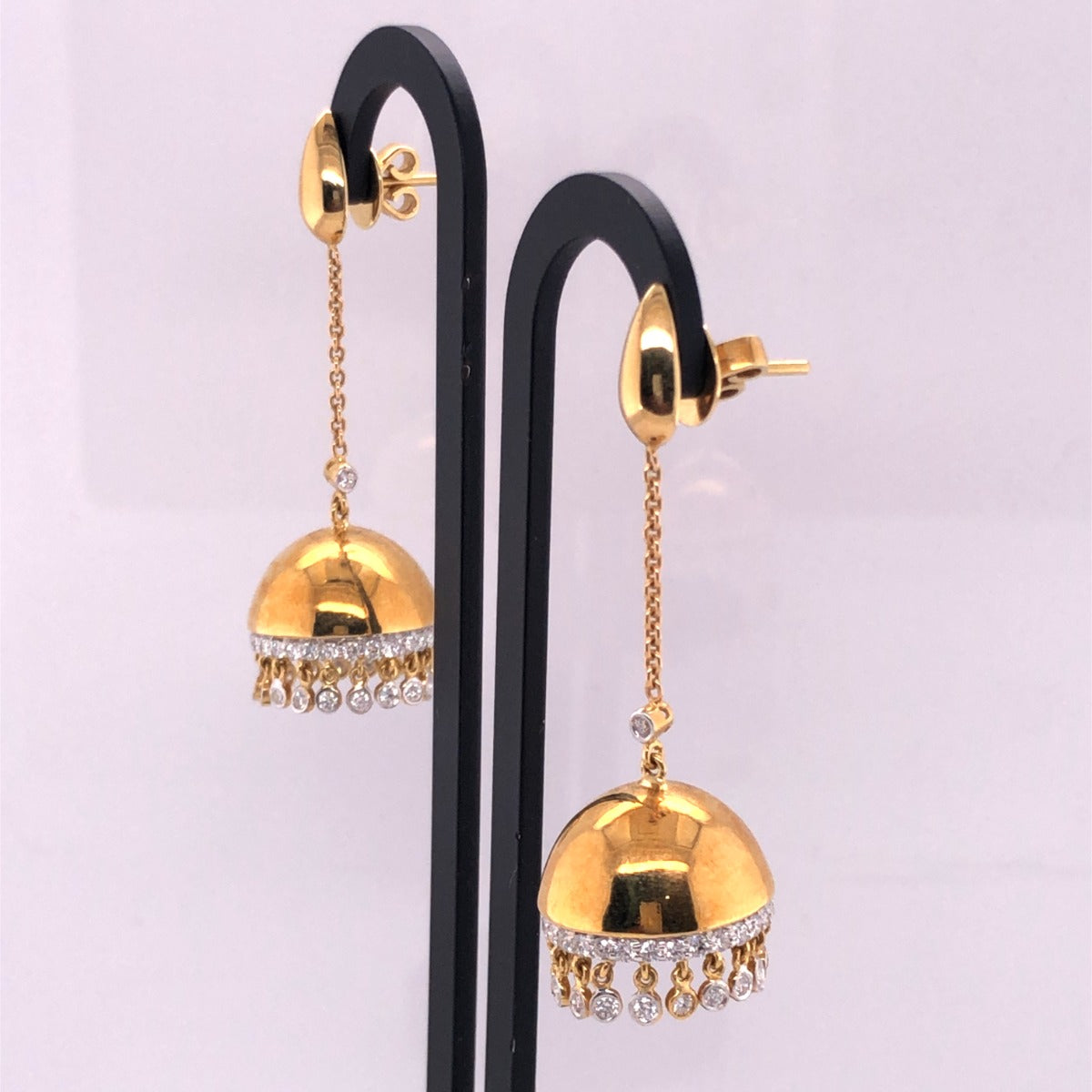 Phoenix Point Diamond Earrings