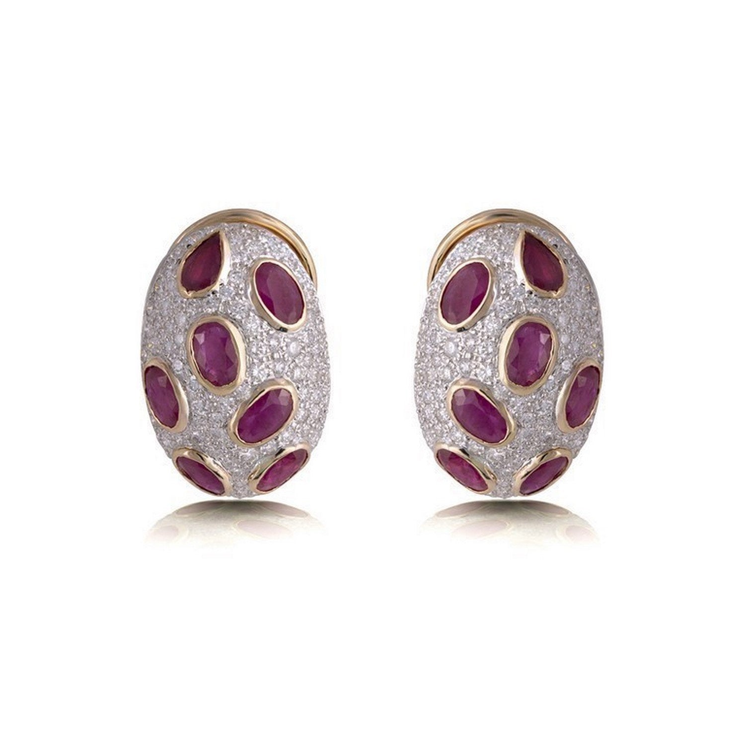 Ruby Enigma Diamond Earrings