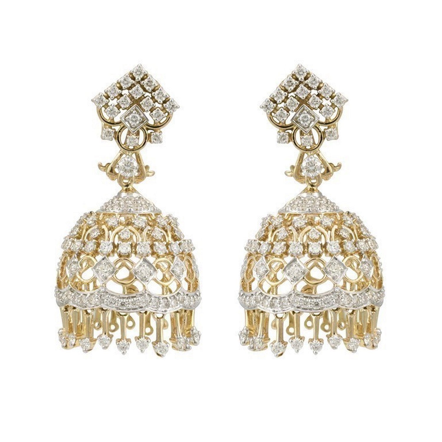 Sparkling Diamond Jhumka