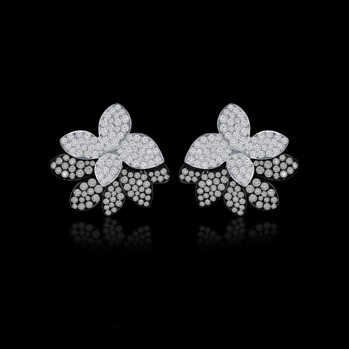 Floral Summer Diamond Earrings