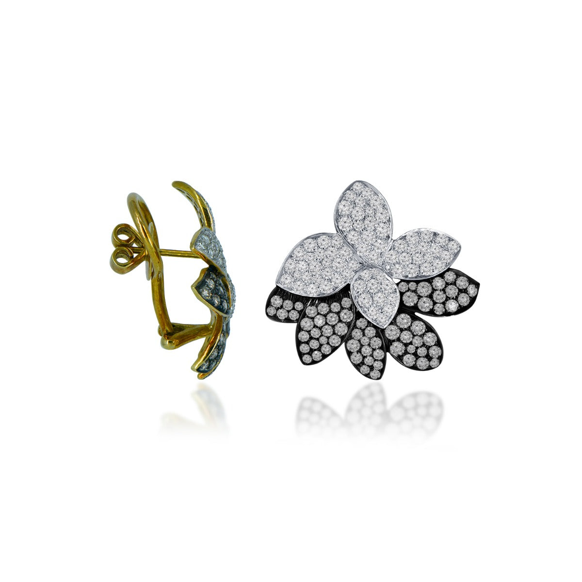 Floral Summer Diamond Earrings