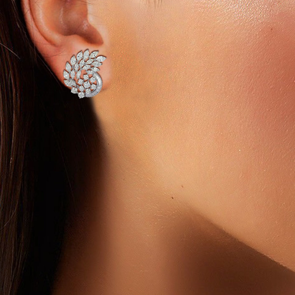 Tuna Diamond Earrings