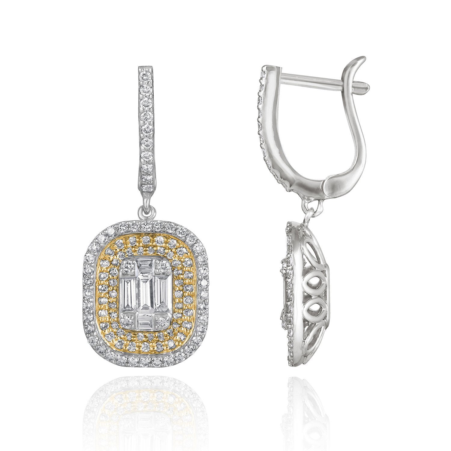Crux Clutch Diamond Earrings