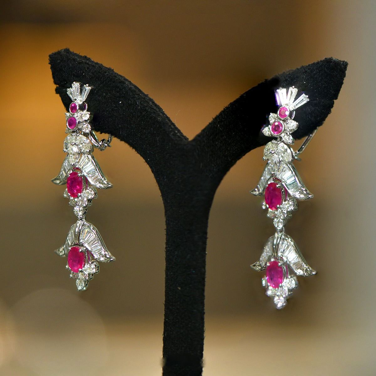 Pink Core Diamond Necklace Set
