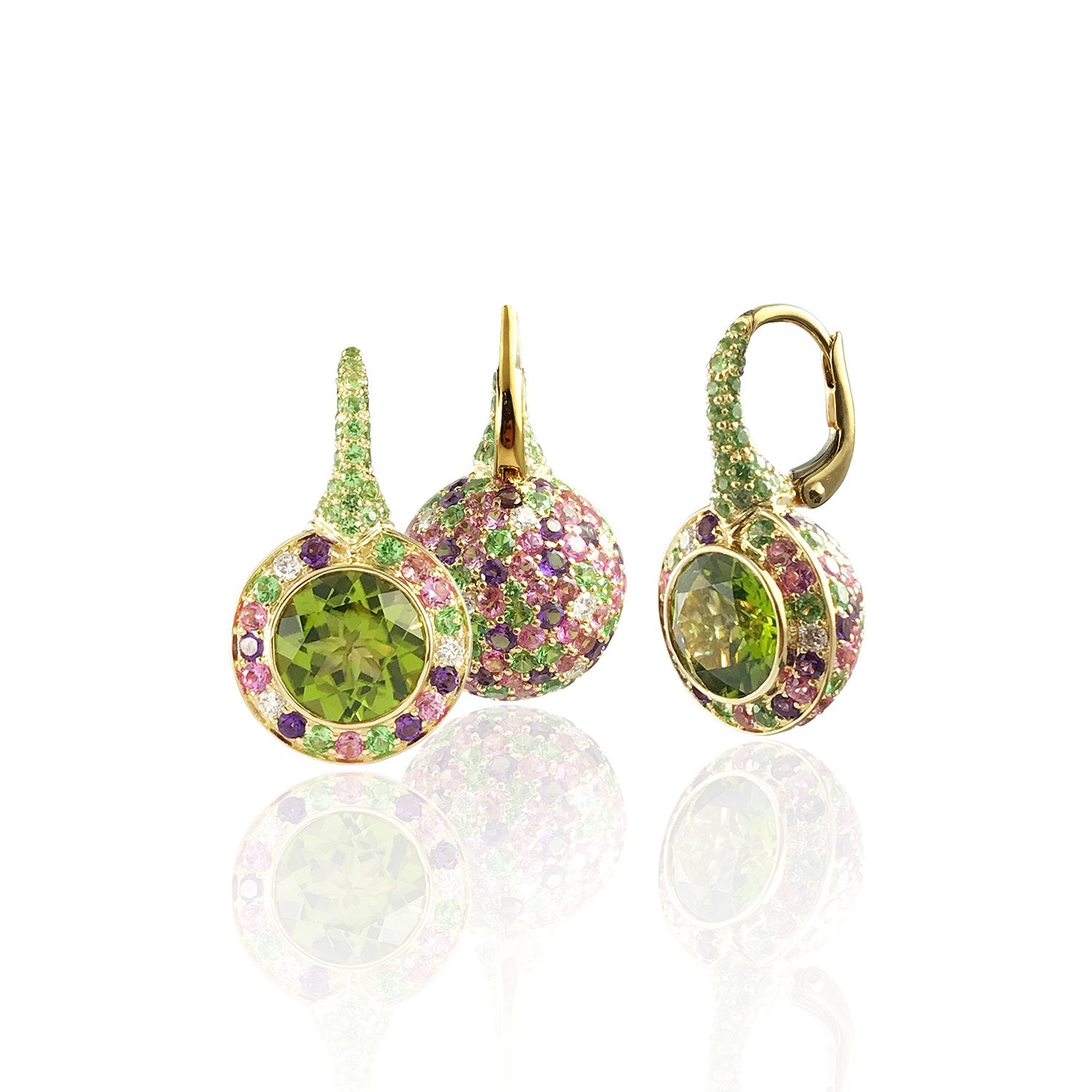 Ardour Sapphire Diamond Earrings