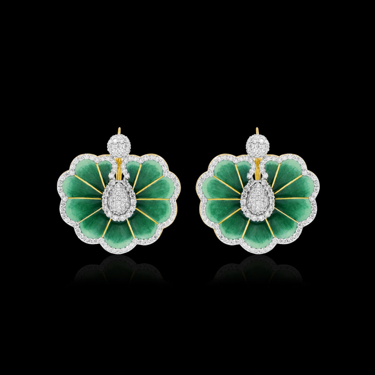 Royal Crown Diamond Earrings
