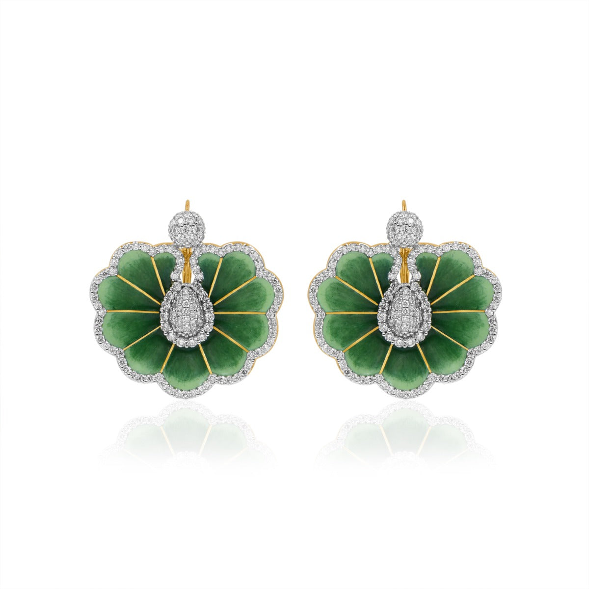 Royal Crown Diamond Earrings