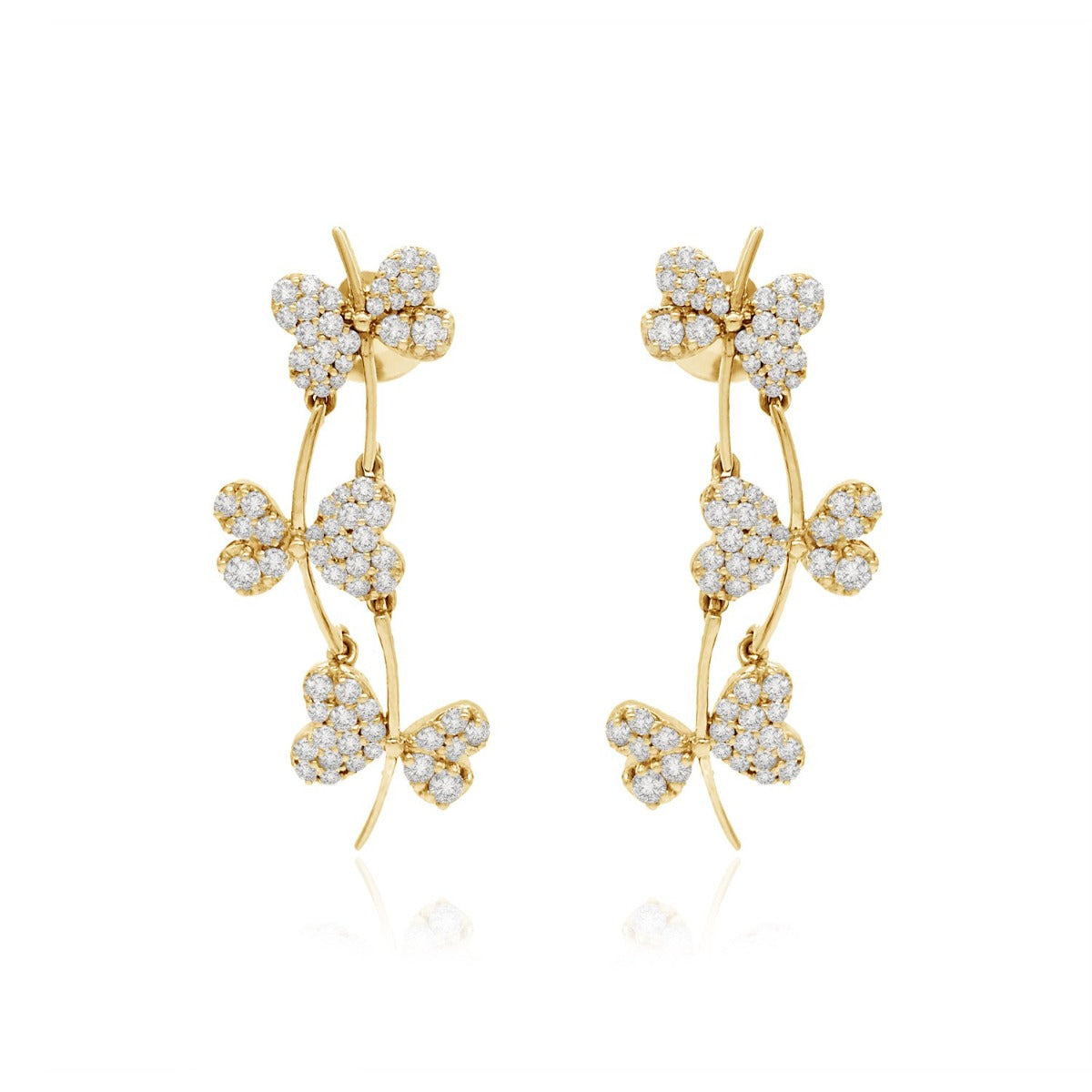 Sparkling Love Diamond Earrings