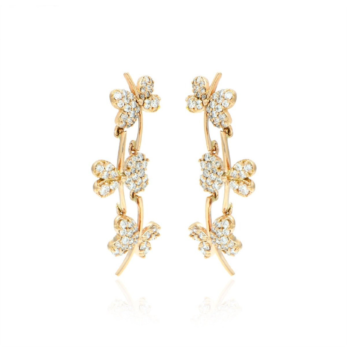 Sparkling Love Diamond Earrings