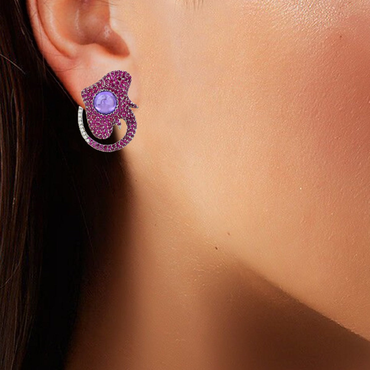 Interwind Diamond Earrings
