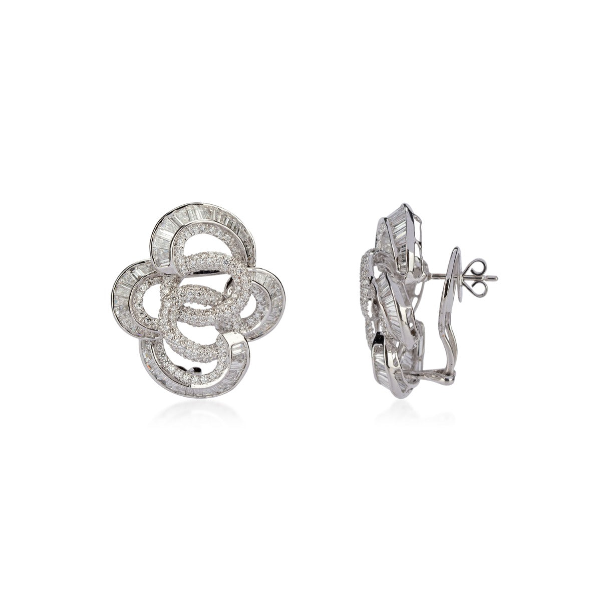 Swish Diamond Earrings