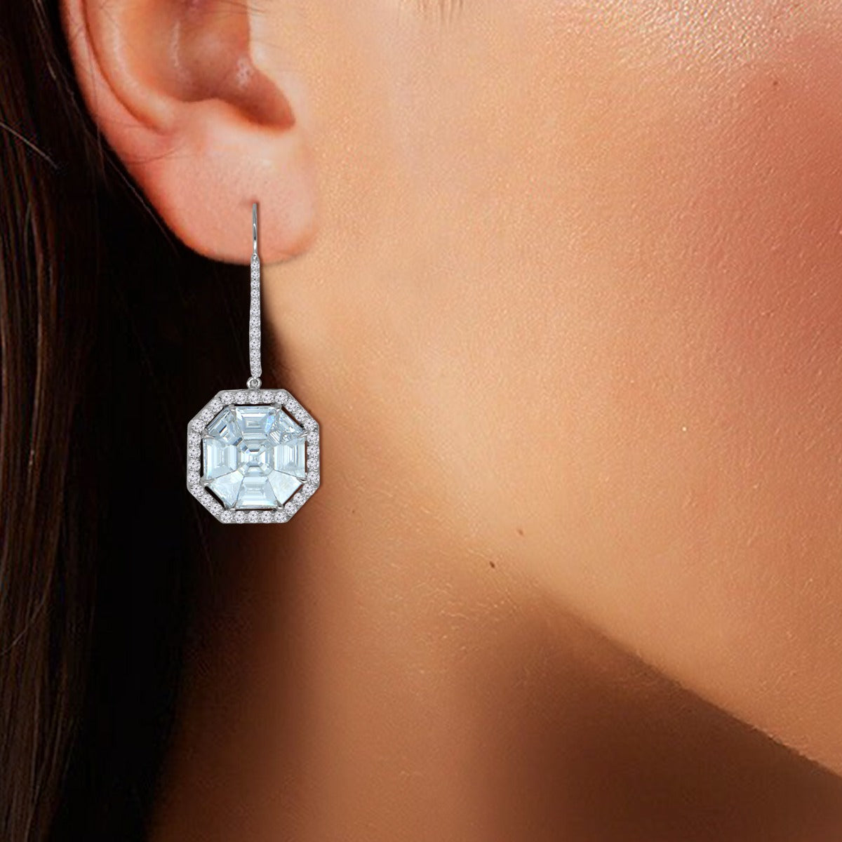Bianca Sparkle Diamond Earrings