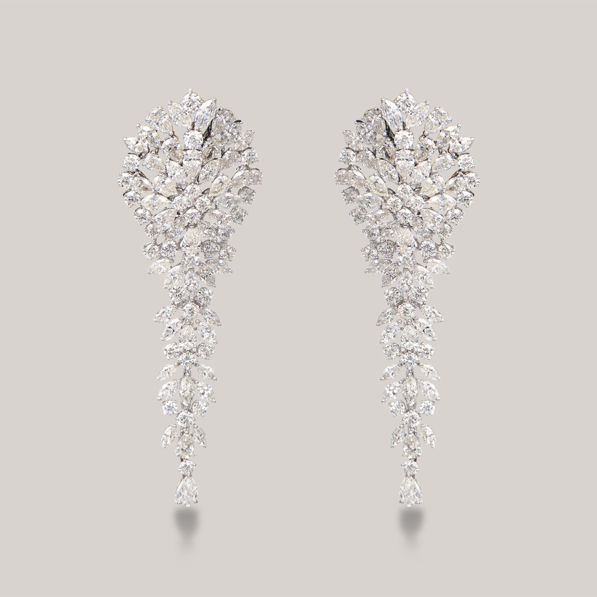 Floral Diamond Earrings