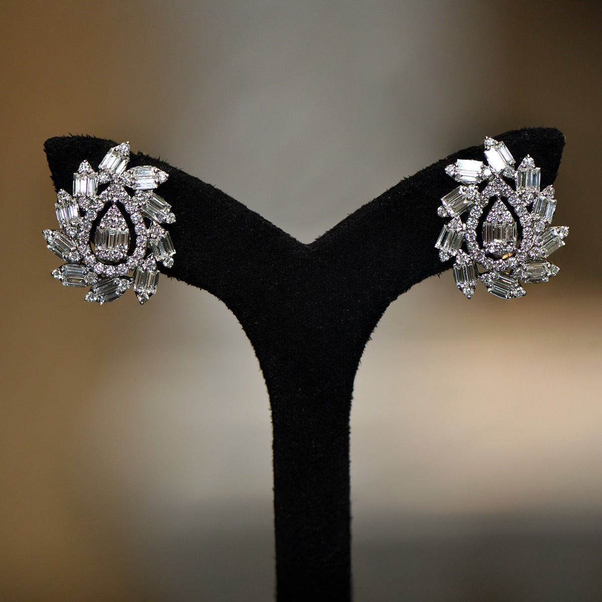 Blade Diamond Earrings