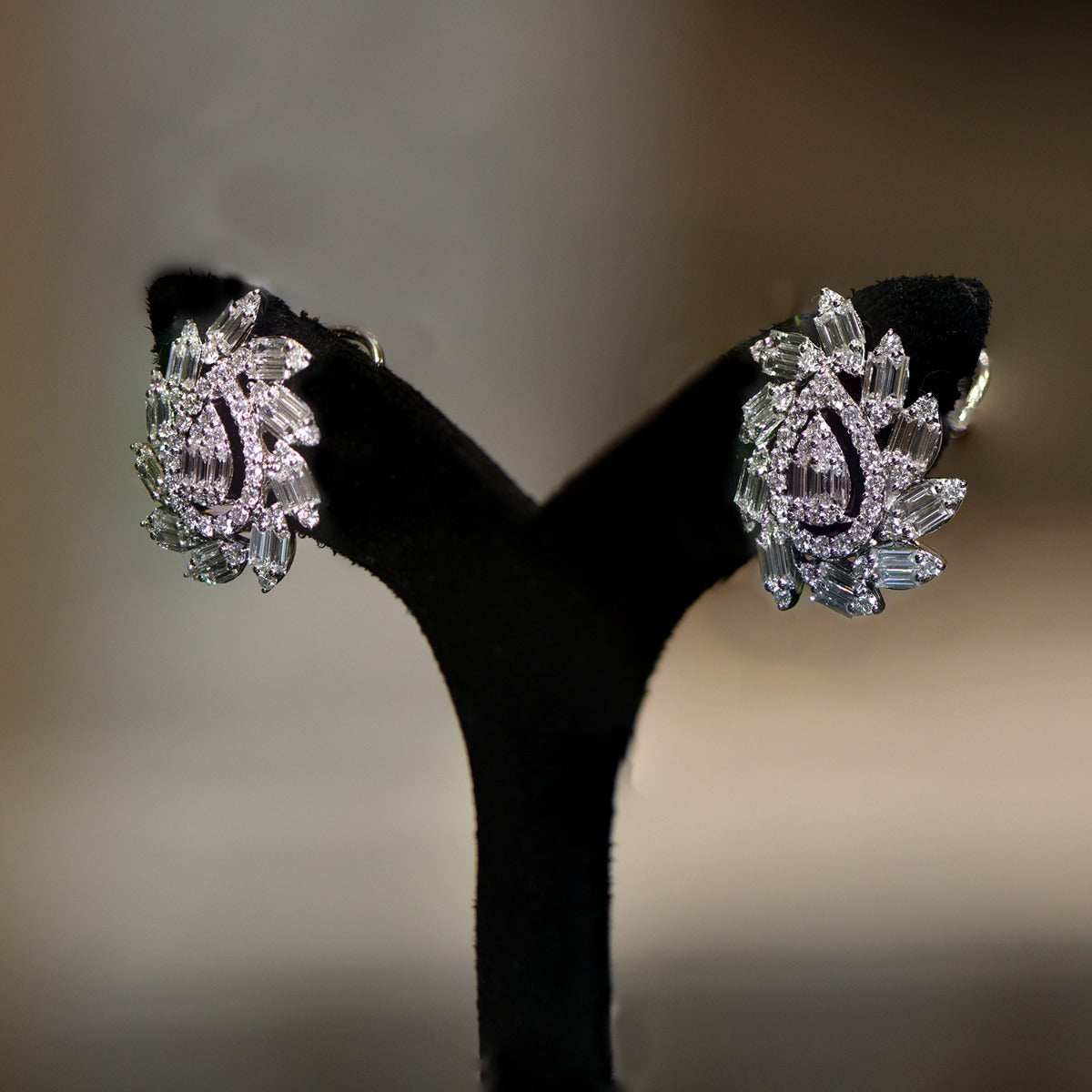 Blade Diamond Earrings