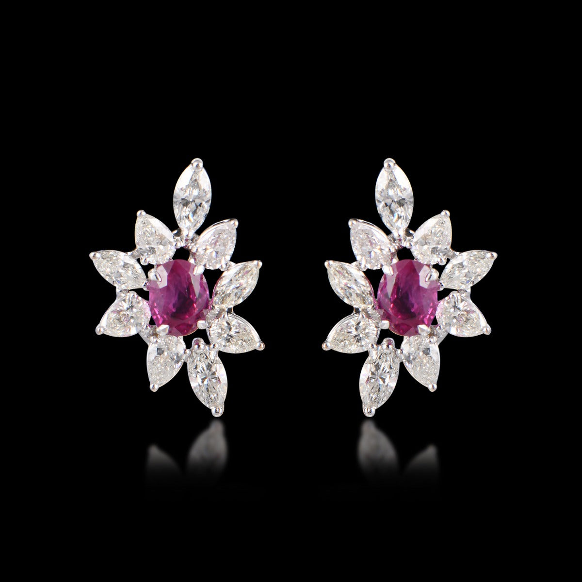 Prairie Star Diamond Earrings