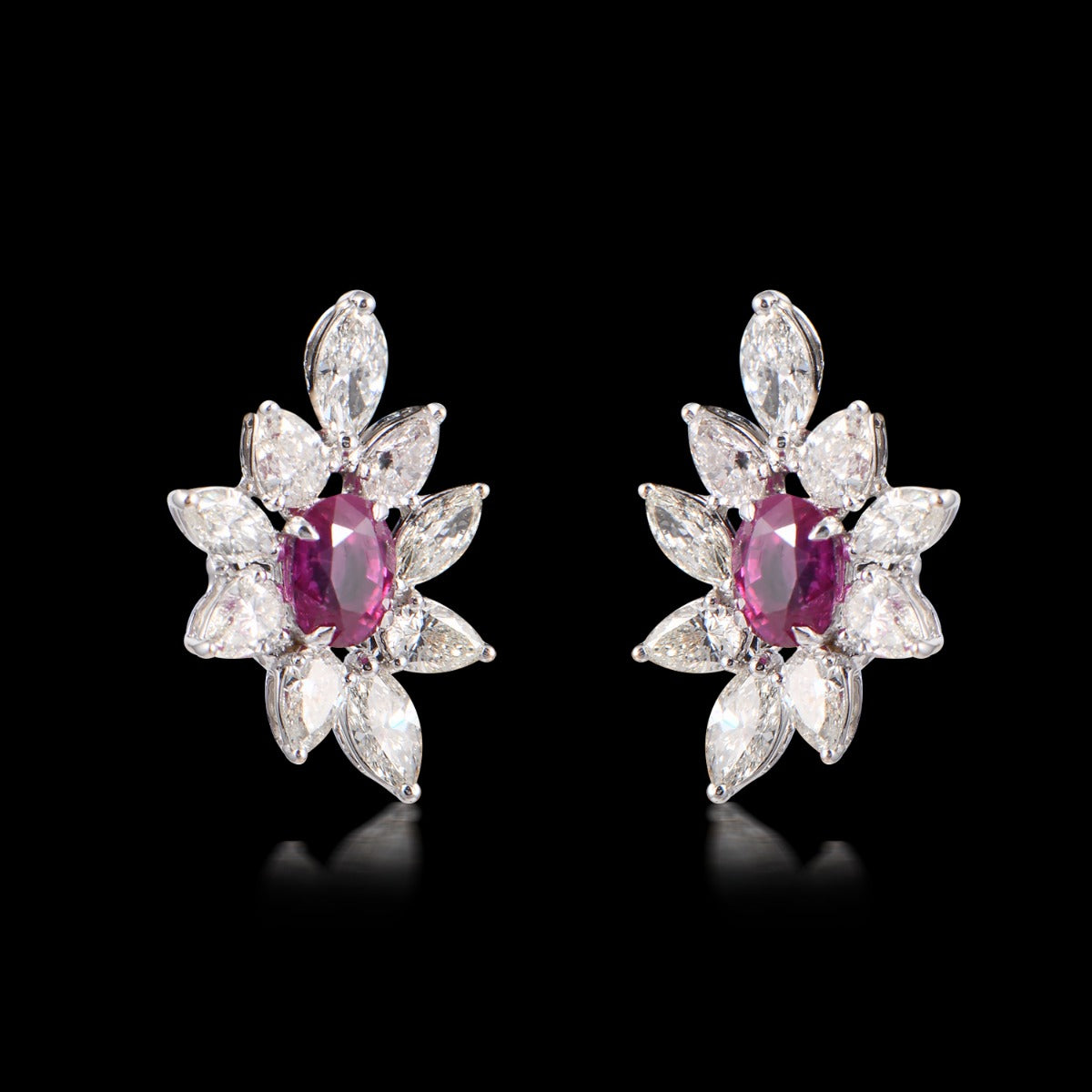 Prairie Star Diamond Earrings