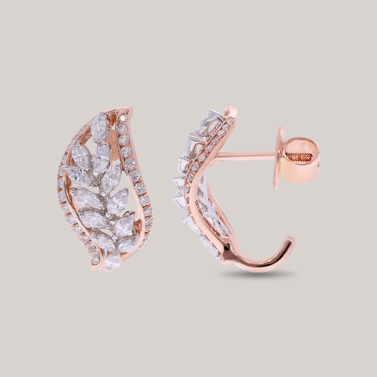 Beatrice Stud Diamond Earrings