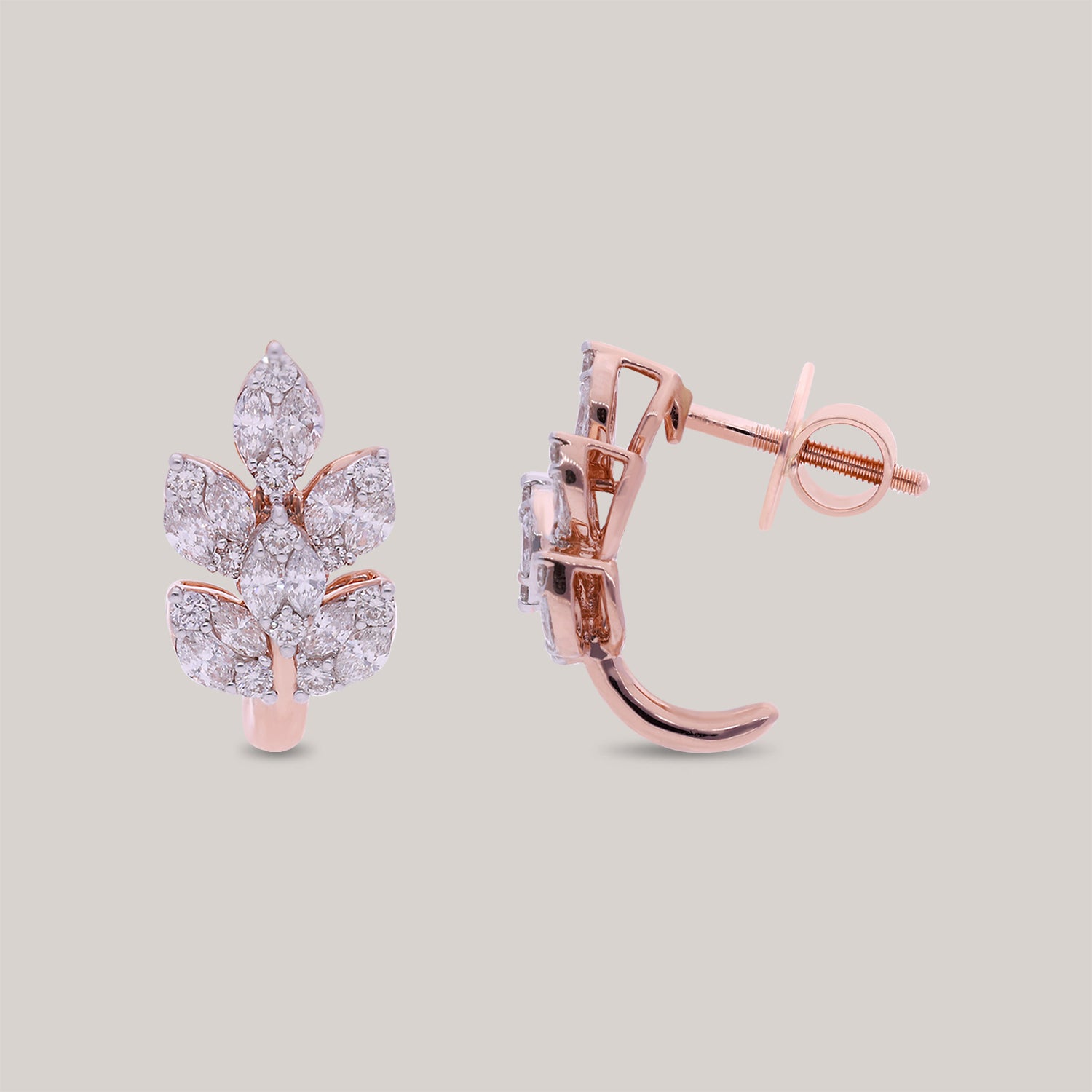 Alice Stud Diamond Earrings