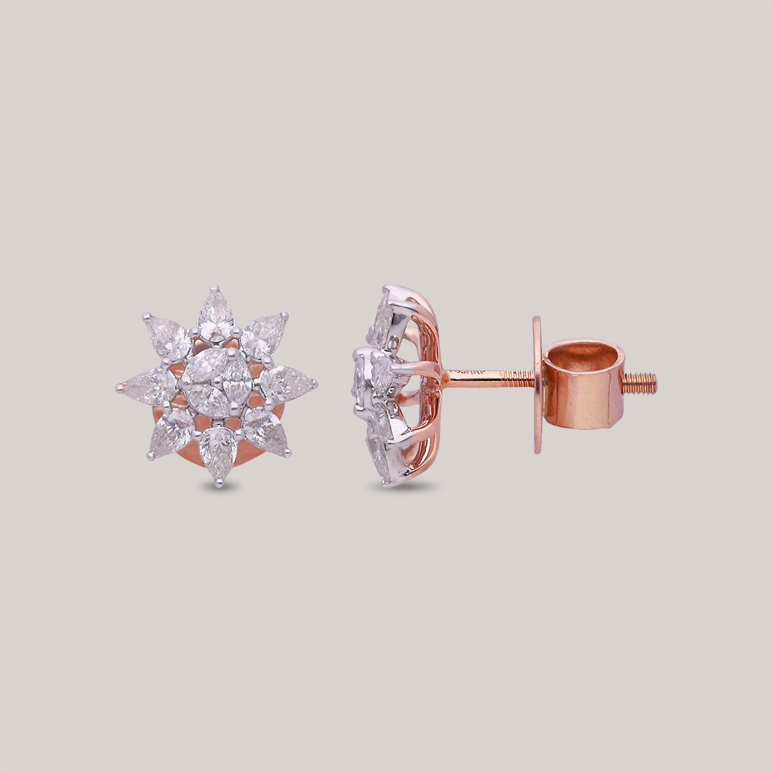 Melissa Stud Diamond Earrings