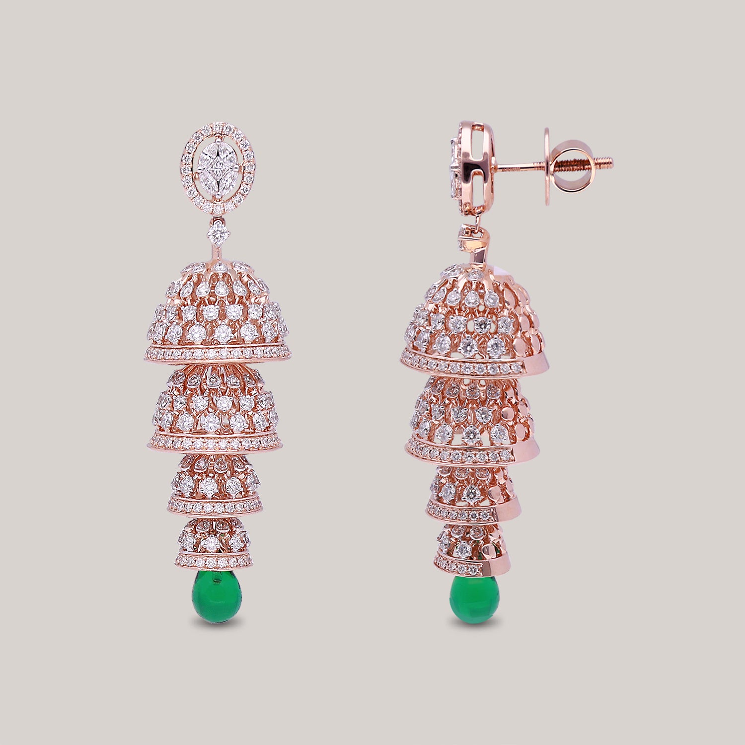 Dorota Diamond Jhumka