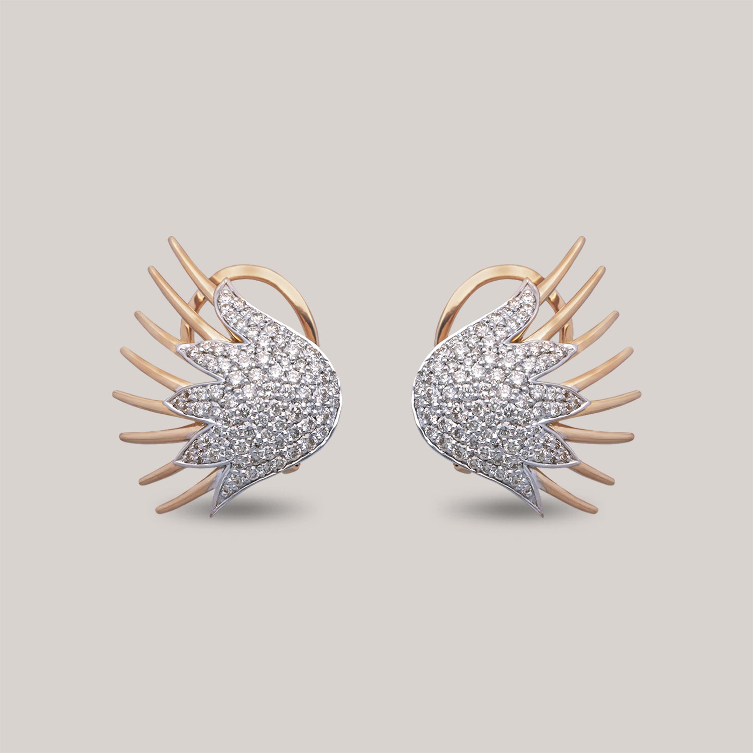 Birds of Paradise Diamond Earrings