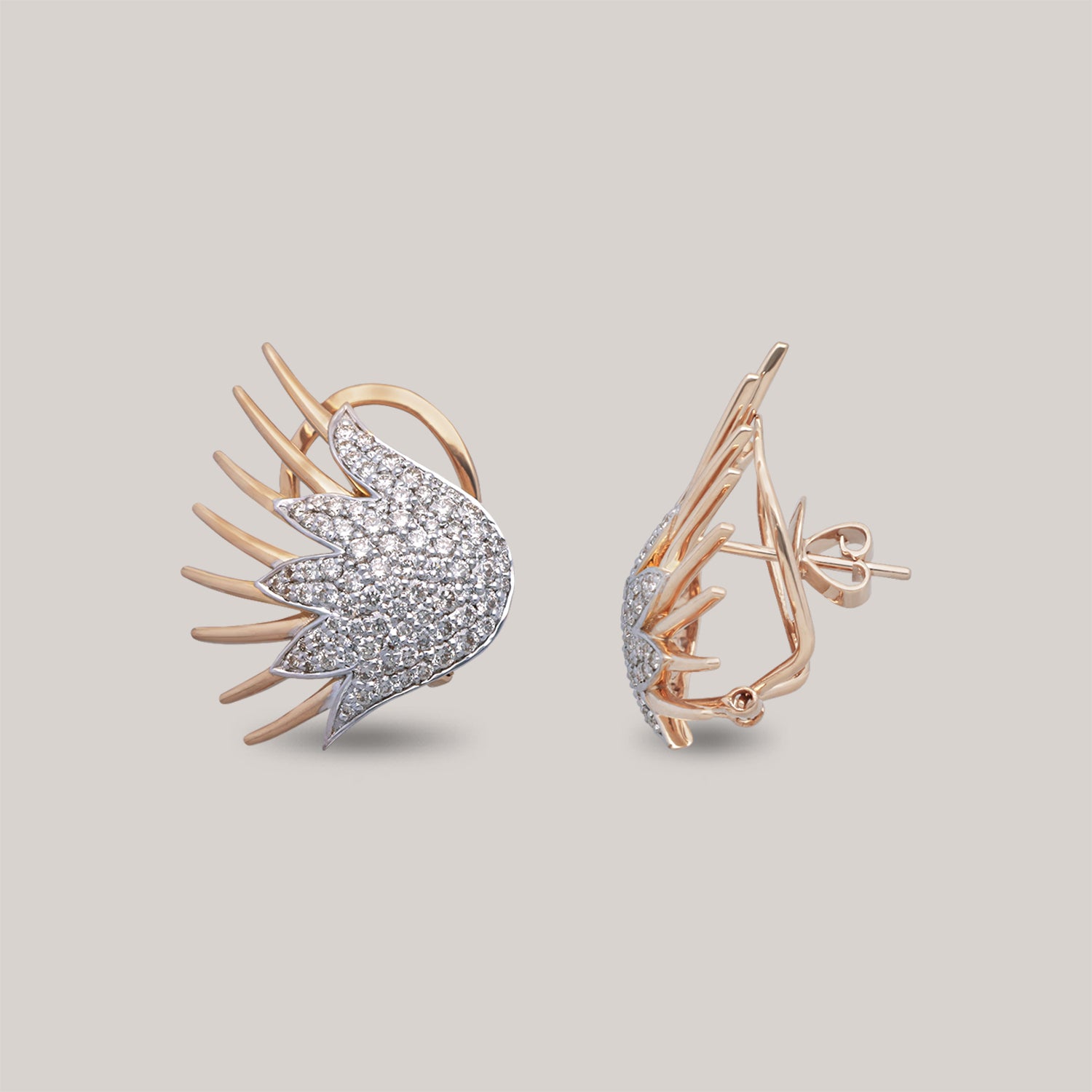 Birds of Paradise Diamond Earrings