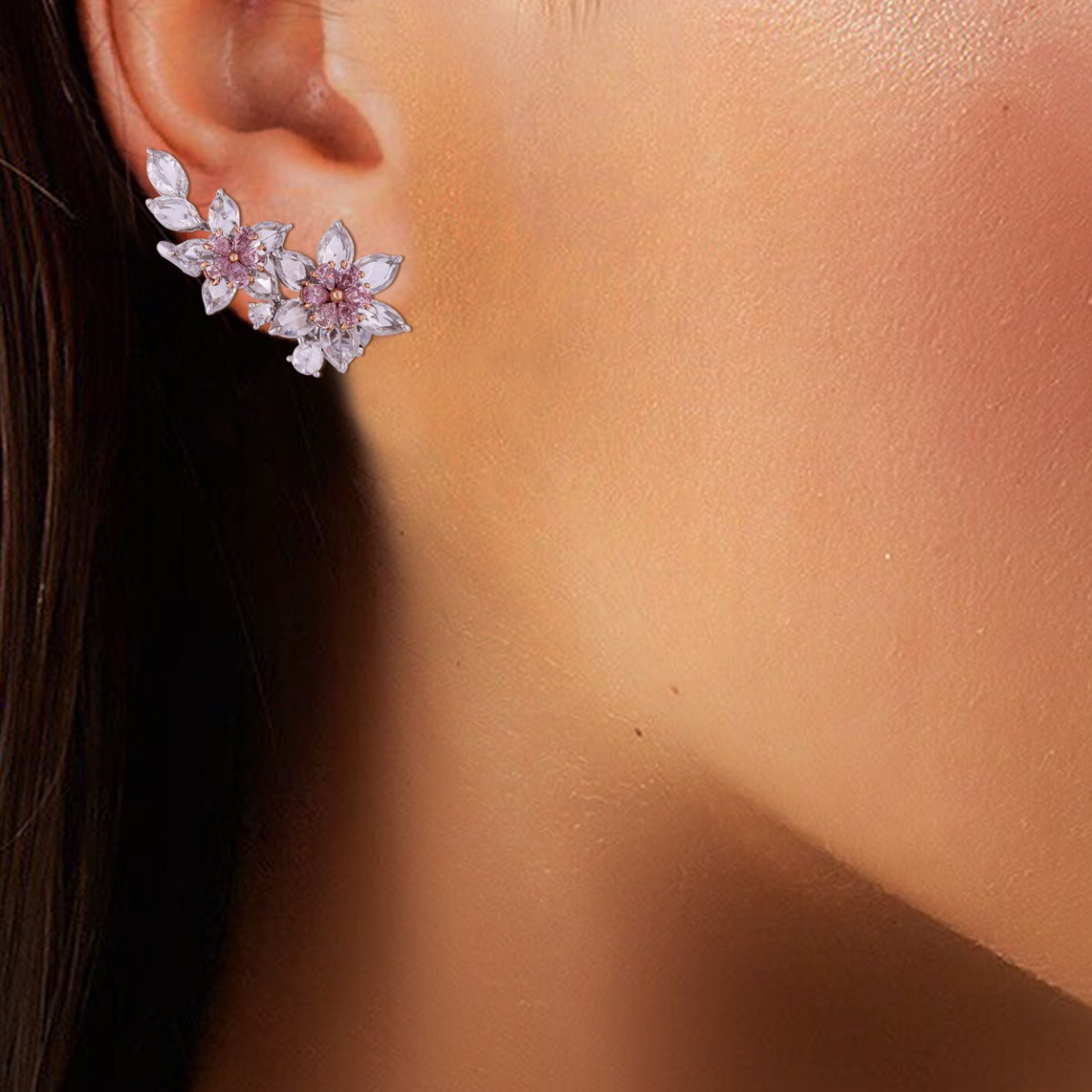 Sakura Diamond Earrings