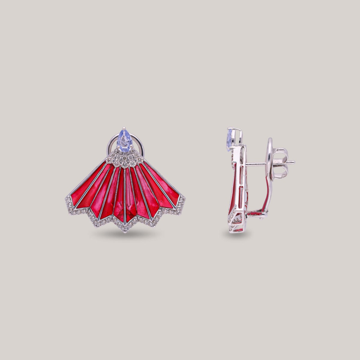 Larva Diamond Earrings