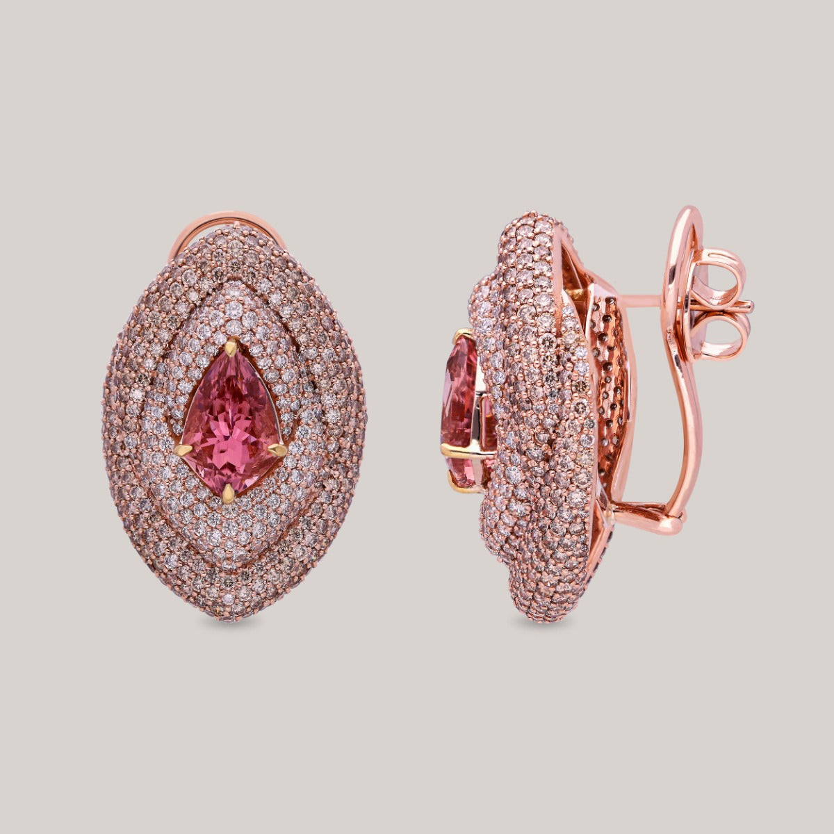 Cerise Diamond Earrings