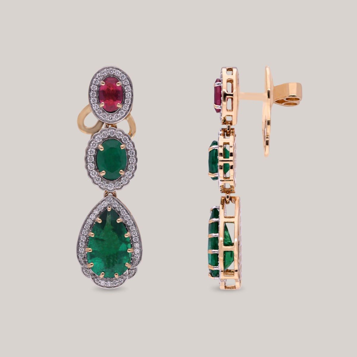 Love's Embrace Diamond Earrings